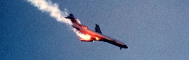 TWA flight 800 exploads