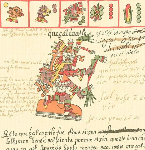 Quetzalcoatl in Toltec Culture (B.C.)