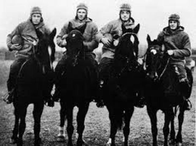 The Four Horsemen of Notre Dame