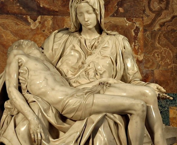 Michelangelo makes the Pieta