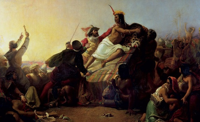 Pizarro conquers Incan Empire
