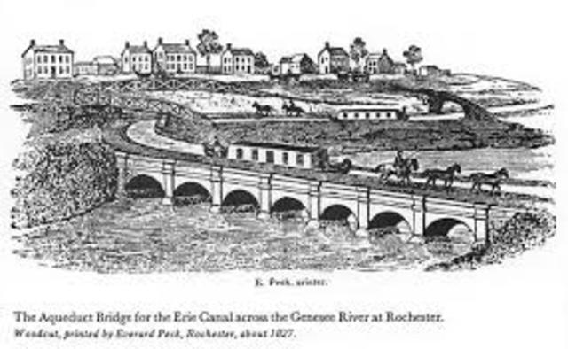 Erie canal is completed