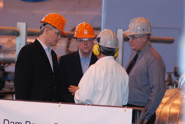 Harper Visits SaskPower