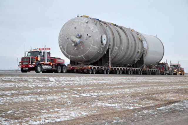 CO2 Strip Vessel Arrives