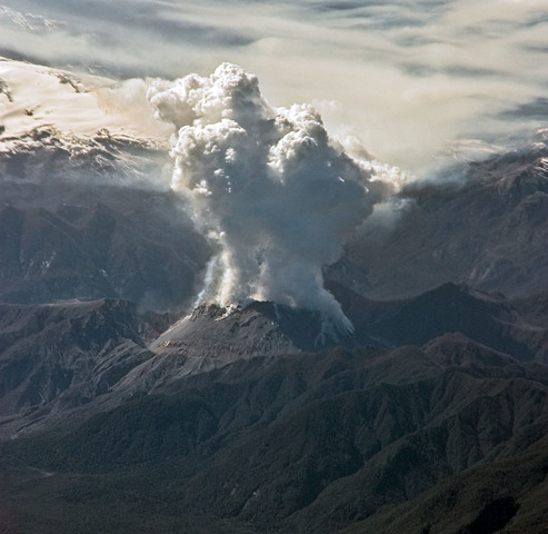 Chaiten Volcano Erupts