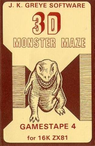 the first 3D game, monster maze