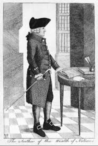 Adam Smith writes Wealth of Nations