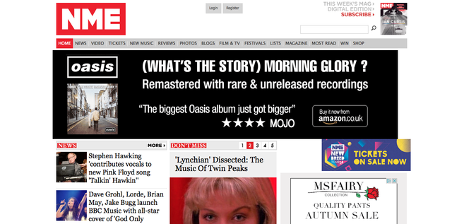 Impact of the Internet on Music Magazines