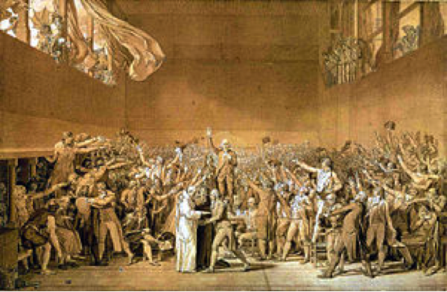 decleration of rights of man tennis court oath