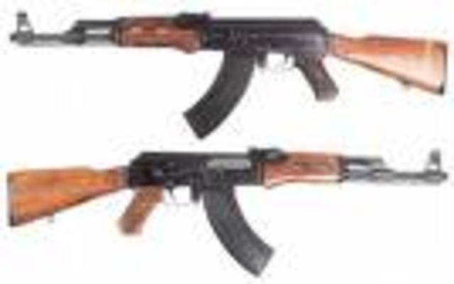 AK47 used in world war