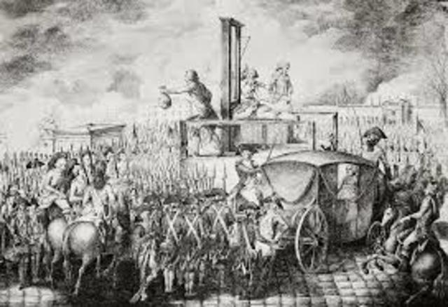 Death of King Louis 16th