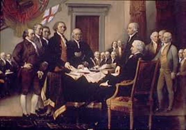Signing Of Declaration Of Independence
