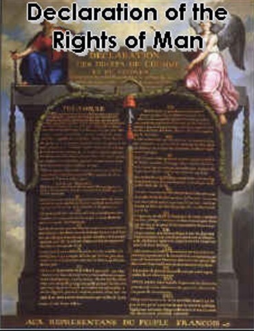 Declaration of Rights of Man was created