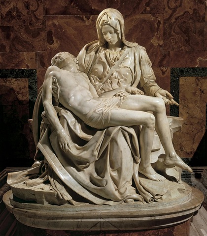 michelangelo sculpted the pieta