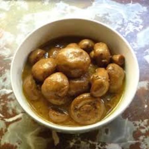 Marinated mushrooms