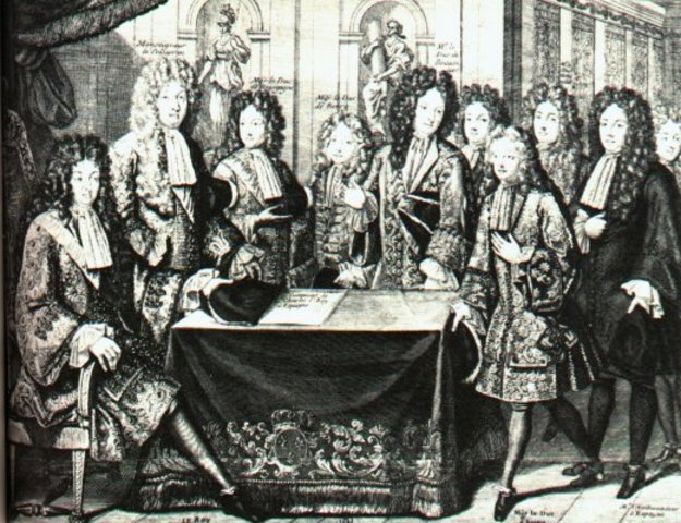 1715 The death of Louis XIV