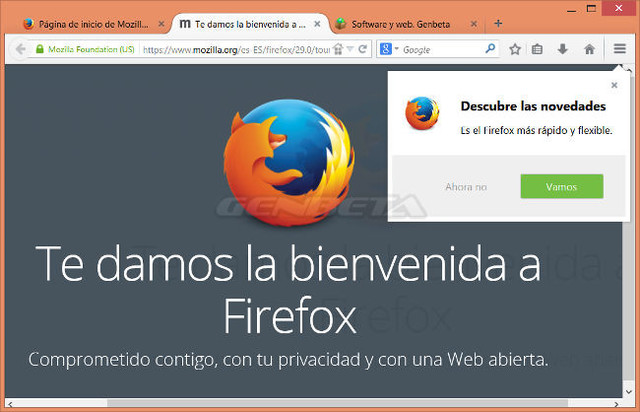 1° VERSIÓN MOZILLA