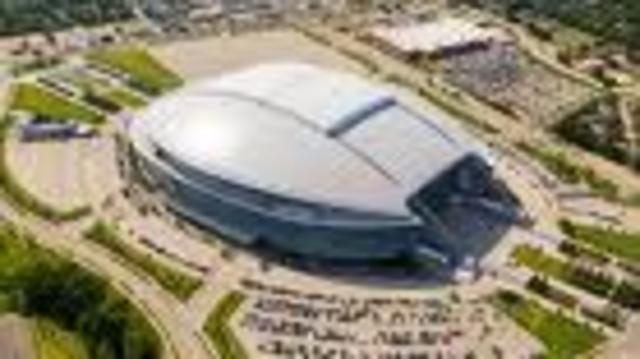 The new Dallas Cowboys Stadium was built