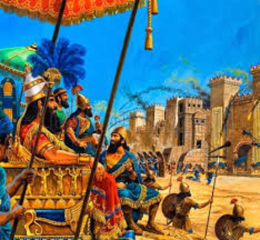 Assyrians overrun Israel