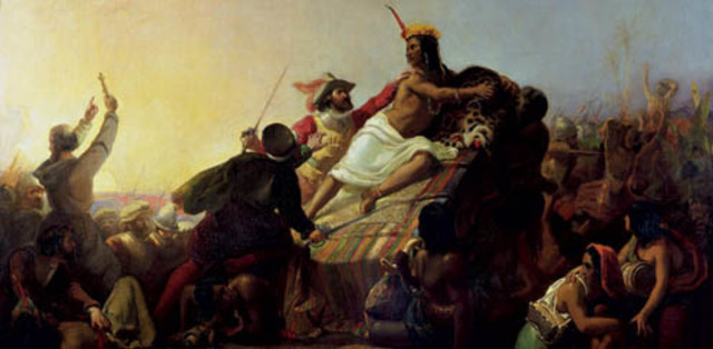 Pizarro conquers Incan Empire