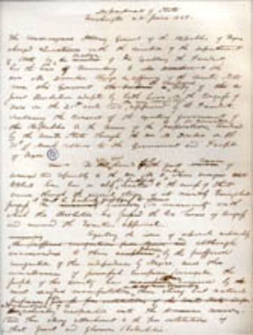 Resolution of Texa's annexation