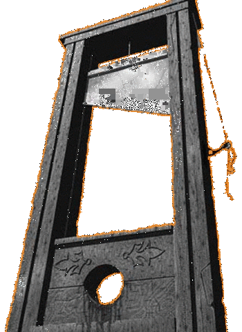 Guillotine first put to use