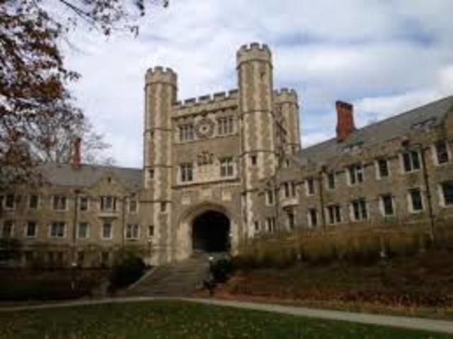 The College of New Jersey ( now Princeton University) was chartered