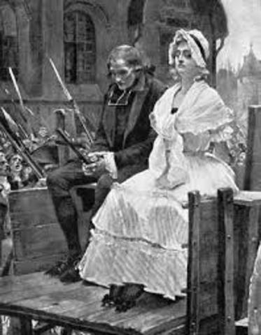 Marie antoinette was executed