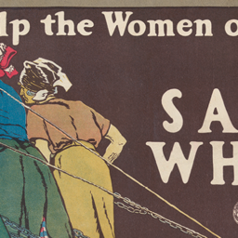 Save Wheat WW1 Graphic Design