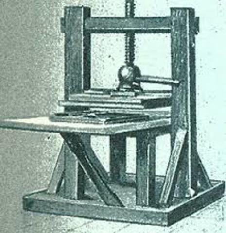 Johannes Gutenberg-printing press