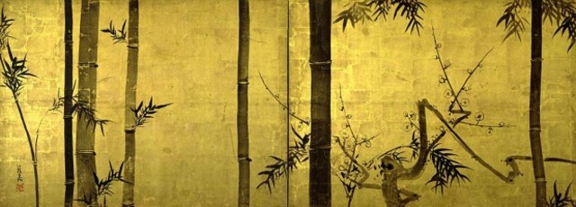 Bamboo and Plum Tree