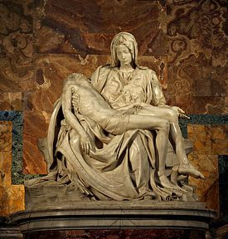 Michelangelo sculpted the Pieta