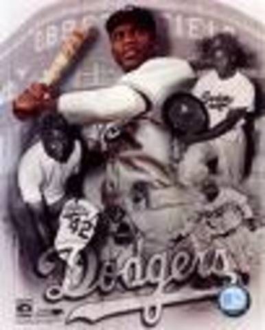 Jackie Robinson was the 1st black person to play in the major leagues of baseball
