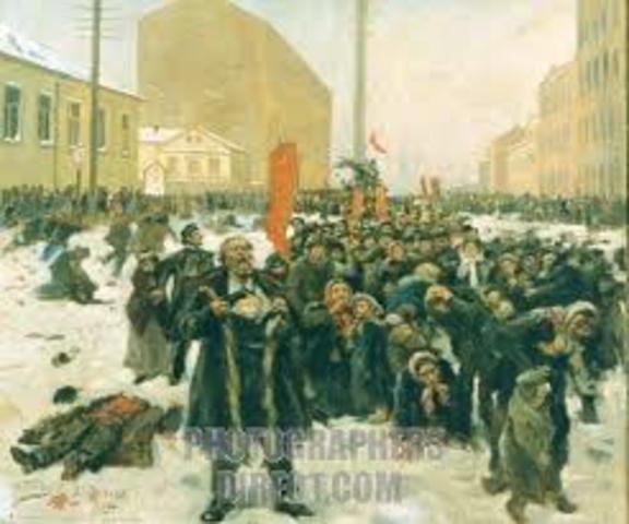 Bloody Sunday in Russia