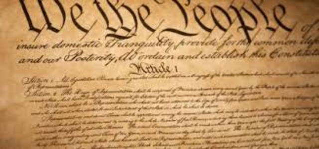 U.S. Constitution is ratified