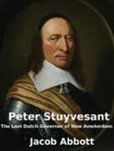 Peter Stuyvesant became Director General of New Netherland
