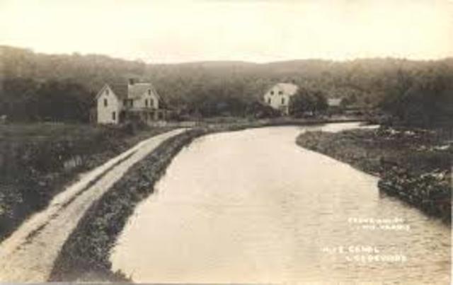 The Morris Canal is opened
