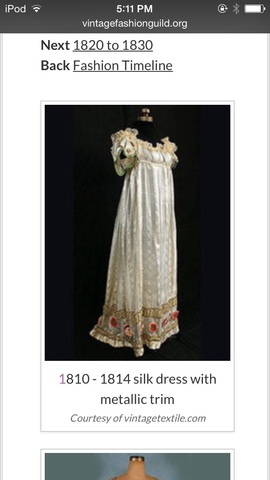 Silk dress with metallic trim