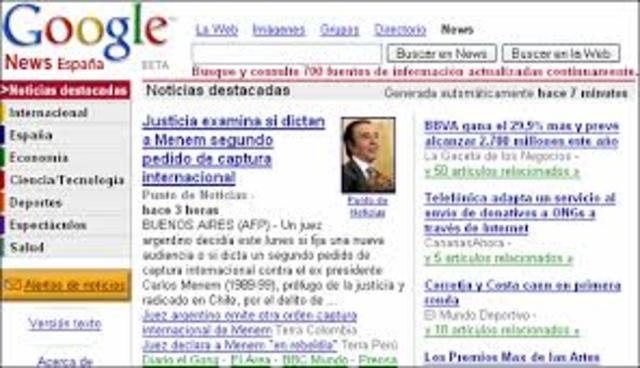 GOOGLE LANZA GOOGLENEWS