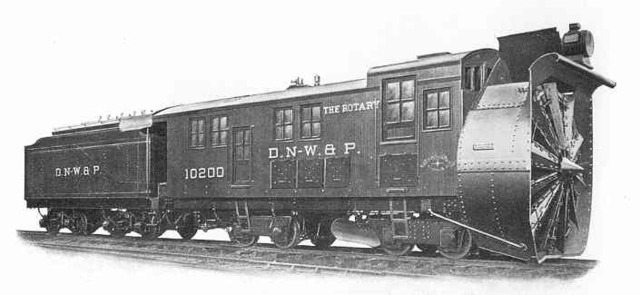 The Rotary Snowplow for Railroads by: Orange Jull
