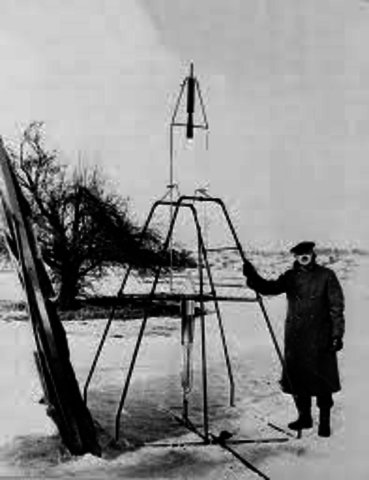 First Liquid Fueled Rocket Launched