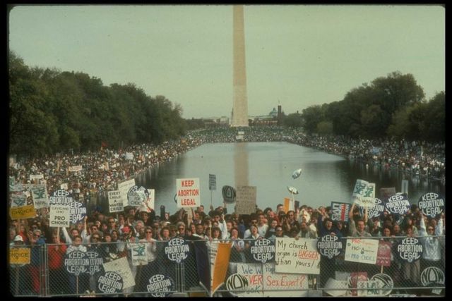 Giant Pro Choice Rally in DC