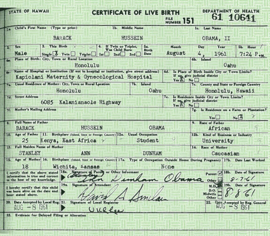 Barack Obama birthday