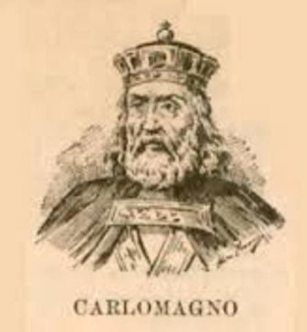 Carlo Magno es coronado como Emperador de Roma