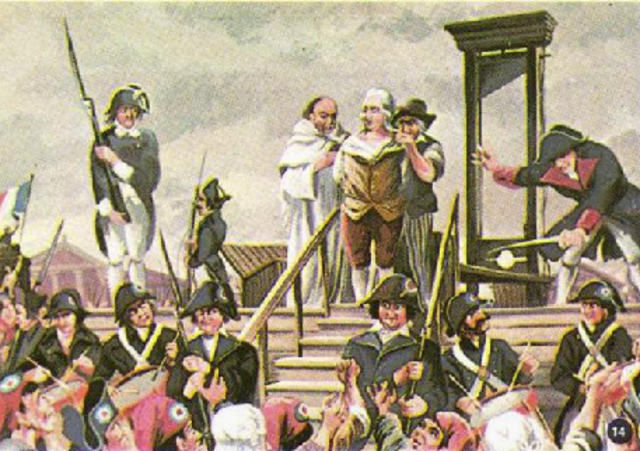 King Louis XVI is executed