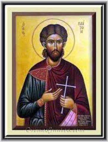 Anatolio, futuro obispo de Laodicea, ocupa la cátedra de filosofía