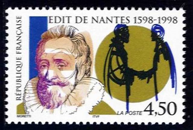 Edict of Nantes issued by Henry IV