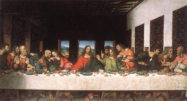 Leonardo Davinci painted the last supper.