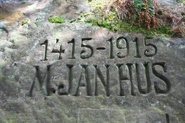 Jan Huss was burned at the stake for being a heretic.