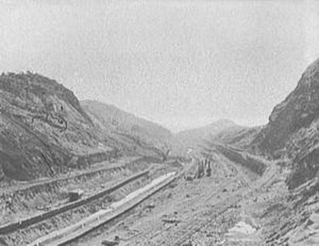 Construction Begins on the Panama Canal